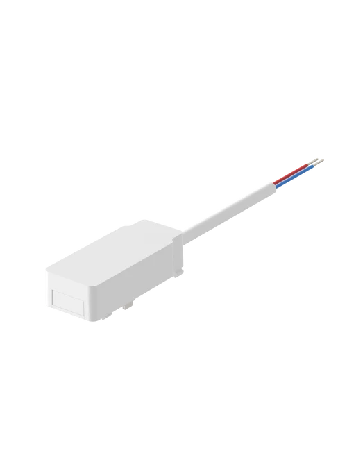Коннектор питания для накладной и встроенной магнитной шины Ultra Thin, БЕЛЫЙ
