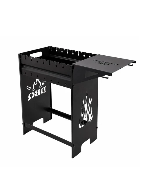 Mangal pliant înalt cu măsuță 2mm 00161