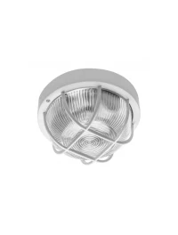 Белый светильник IBIZA max40W E27 IP44 GTV