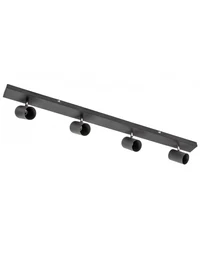 Накладной светильник VENETO 4xGU10, макс. 20W, чёрный, GTV