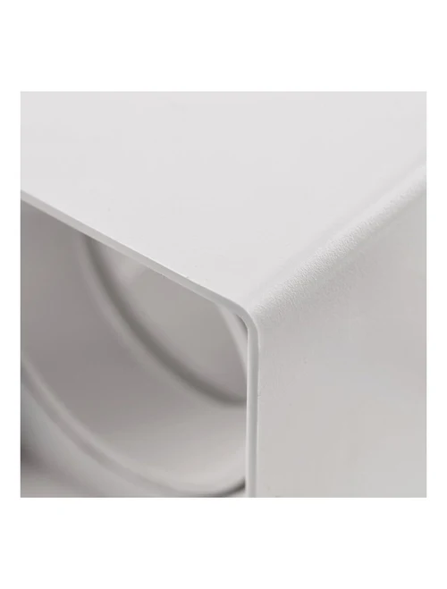 Spot aplicat RESTO1xMR16 80x80x125 pătrat alb GTV