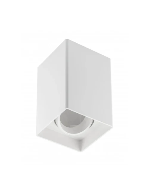 Spot aplicat RESTO1xMR16 80x80x125 pătrat alb GTV