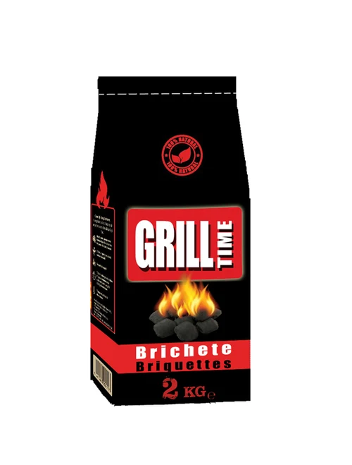 Brichete din cărbuni de lemn 2kg GrillTime