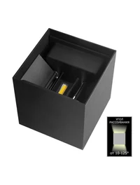 Corp de iluminare pe perete LED PL-WLA06PW-BL 6W IP54 230V 4000K negru
