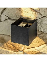 Corp de iluminare pe perete LED PL-WLA06PW-BL 6W IP54 230V 4000K negru 2