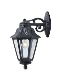 Set corp de il. ANNA E27 opal + suport BISSO negru Fumagalli