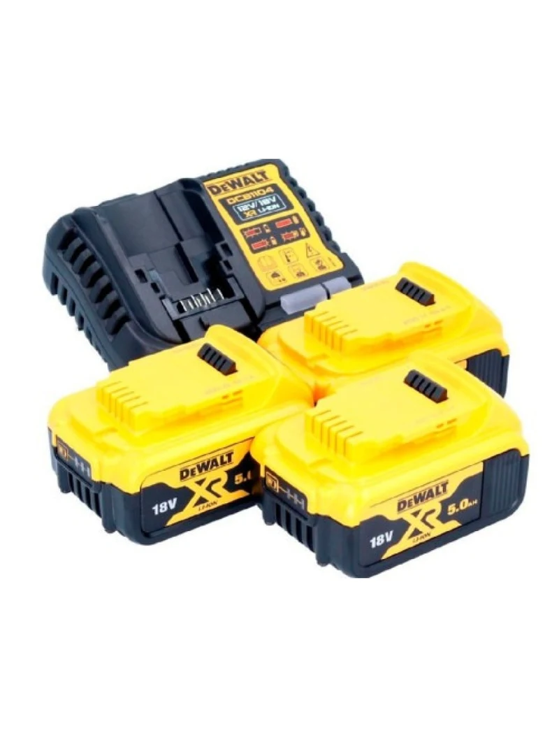 Încărcător acumulator DeWALT DCB1104P3+3 Li-Ion 18V 5.0Ah 2