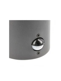 * Corp de iluminare pentru fațade cu sensor MEDIO-AU PIR 1XE27 IP54 grafit GTV 4