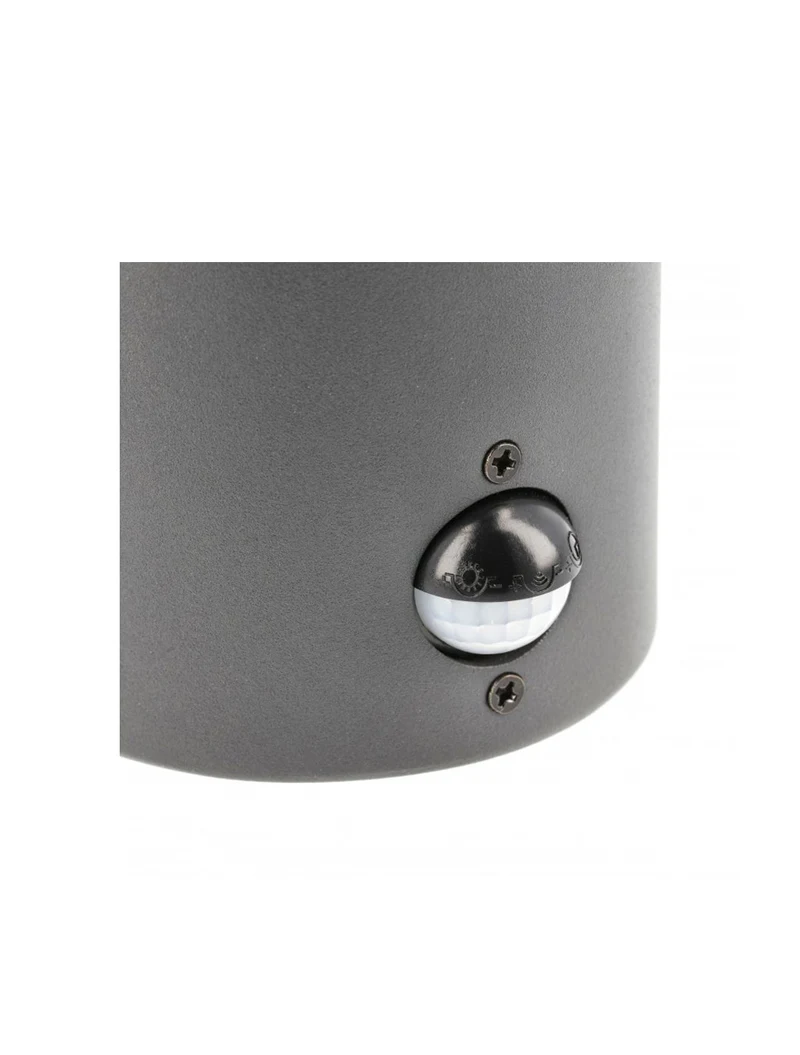 * Corp de iluminare pentru fațade cu sensor MEDIO-AU PIR 1XE27 IP54 grafit GTV 4