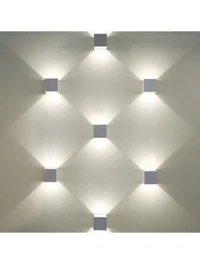 Corp de iluminare pe perete LED PL-WLA06PW-BL 6W IP54 230V 4000K alb 2