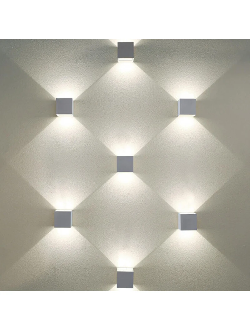 Corp de iluminare pe perete LED PL-WLA06PW-BL 6W IP54 230V 4000K alb 2