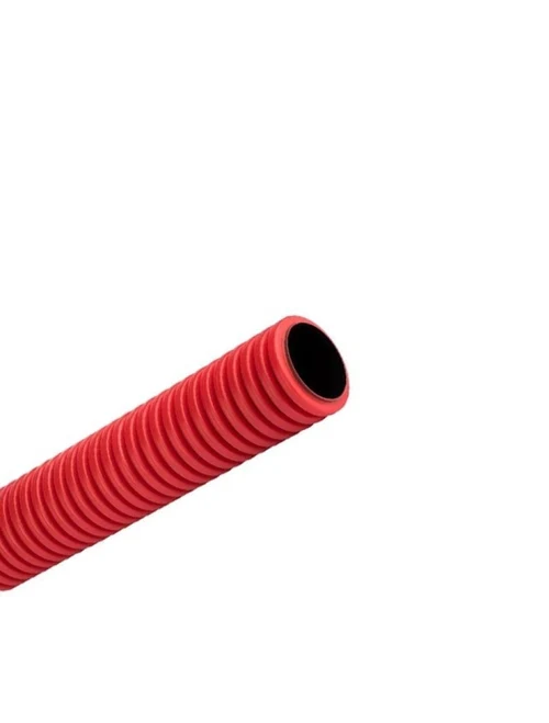Tub gofrat cu pereți dubli R  450N, D40, HF, stabilizat UV, cu fir (50m) Extro SUB