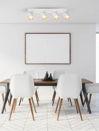Corp de iluminat aplicat 4*GU10 60*100 alb LUMINALED 2
