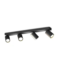 * Corp de iluminat aplicat 4*GU10 60*100 negru LUMINALED