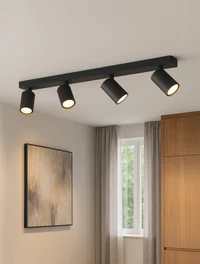 * Corp de iluminat aplicat 4*GU10 60*100 negru LUMINALED 2