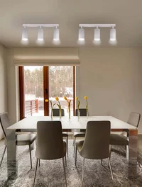 Corp de iluminat aplicat 3*GU10 60*100 alb LUMINALED 2