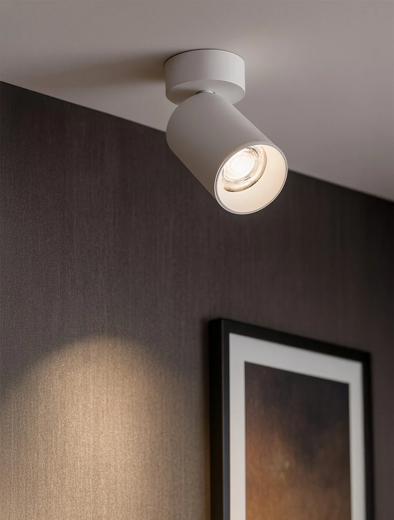 * Corp de iluminat aplicat 1*GU10 60*100 alb LUMINALED 2