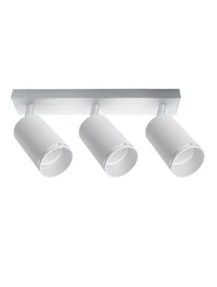Corp de iluminat aplicat 3*GU10 55*100 alb LUMINALED 3