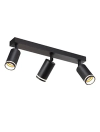 Corp de iluminat aplicat 3*GU10 55*100 negru LUMINALED 3