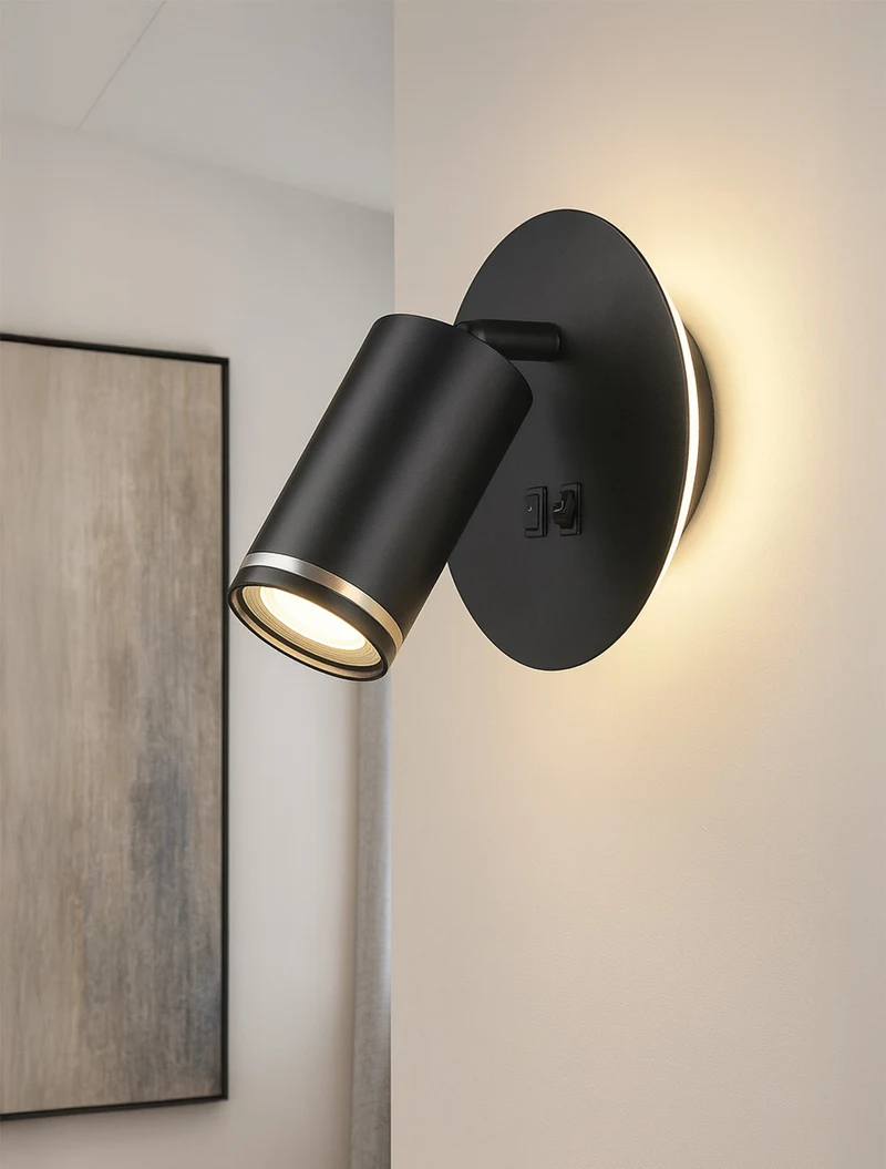 * Aplică 1*GU10 55*100 neagră LUMINALED 2