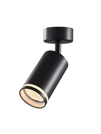 Corp de iluminat aplicat 1*GU10 55*100 negru LUMINALED