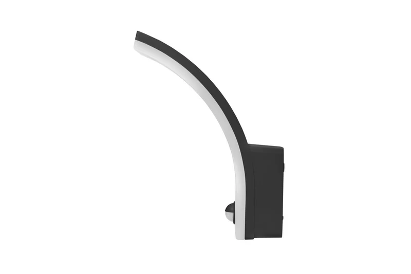 Corp de iluminare LED pentru fațade cu senzor NICEA 20W IP65 negru GTV 3