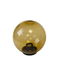 Садовый фонарь PMMA D350 золотистый LuminaLED