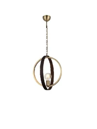 Suspensie TADO 1xE27 max 1x40W antique+coffee LUCEA
