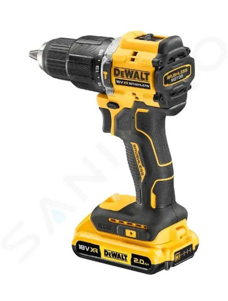 * Mașină de găurit/înșurubat cu percuție pe acumulator Dewalt DCD100YD2T 18V 2x2Ah 2