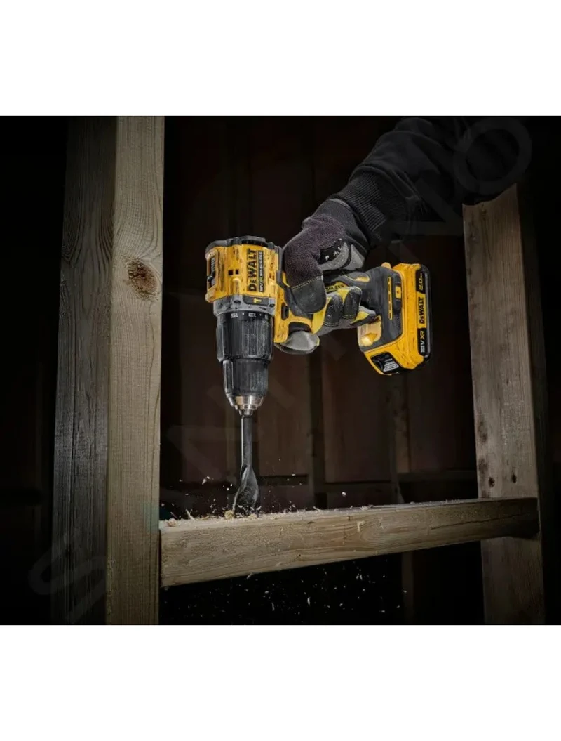 * Mașină de găurit/înșurubat cu percuție pe acumulator Dewalt DCD100YD2T 18V 2x2Ah 3