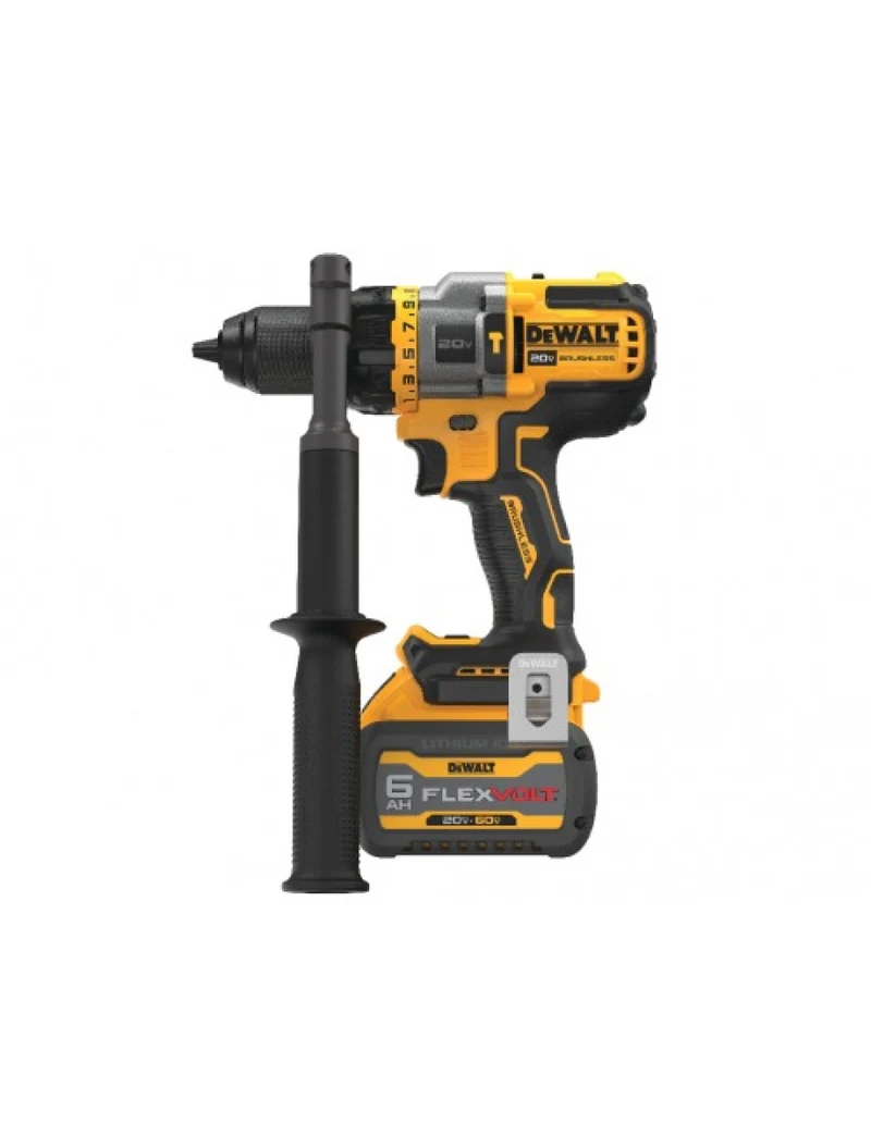 Mașină de găurit/ înșurubat cu impact cu acum DeWalt DCD999T1 XR FV ADV BL Li-Ion 18V/54V 1x6.0Ah 3vit 2