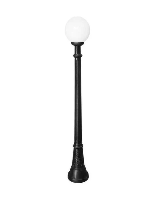 Set corp de il. G250 E27 A60 8,5W 2,7-4-6,5K opal + stâlp ARTU' negru 1.7M FUMAGALLI