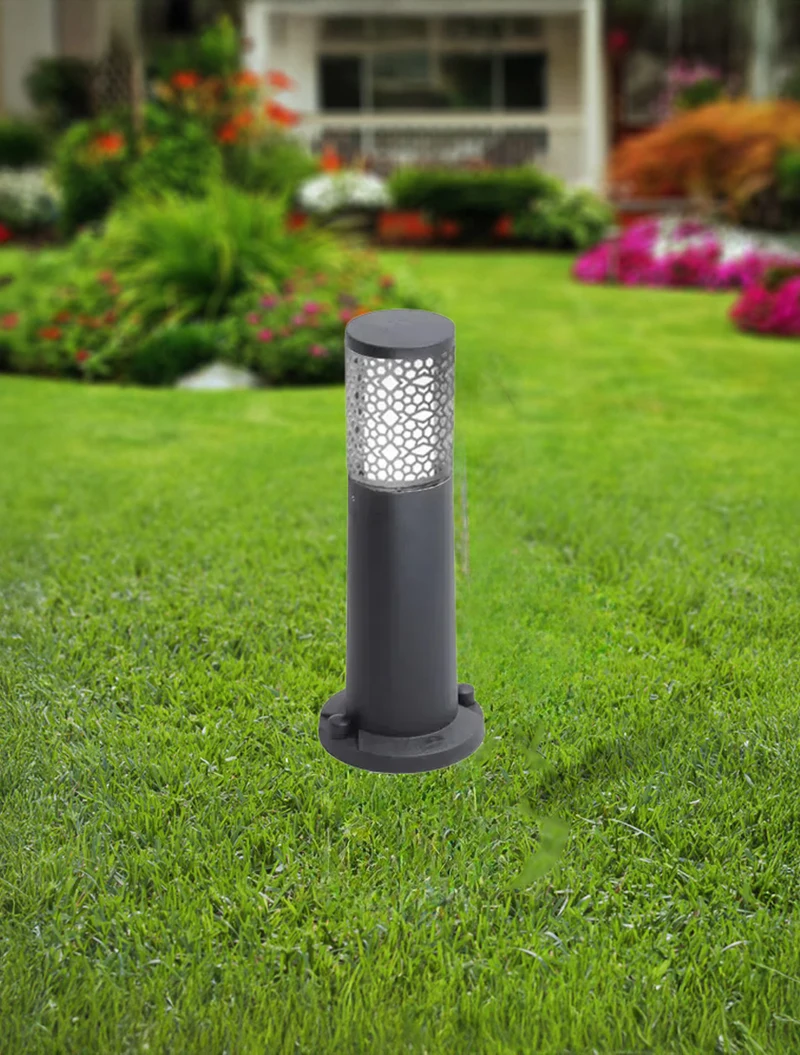 Corp de il. CARLO 400 DECO negru transp. GU10 3,5W 2,7-4-6,5K stâlp 0.4M Fumagalli 2