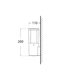 Настенный декоративный светильник CARLO WALL DECO, серый, прозрачный, GU10, 3,5W, 2700–4000–6500K, Fumagalli 3