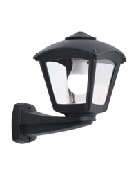 Set corp de il. ROBY E27 transp +suport NARDO negru Fumagalli