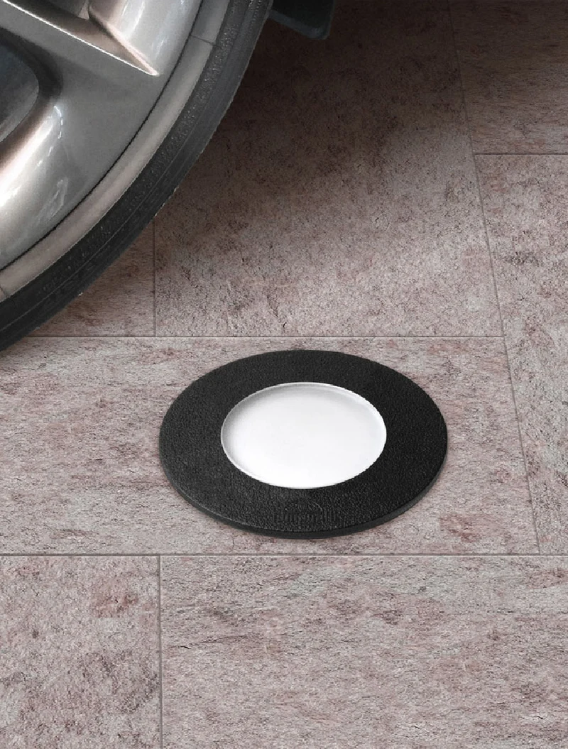 Corp de il. sol CECI 90 rotund negru FROSTED GU10 3,5W 2,7-4-6,5K Fumagalli 2