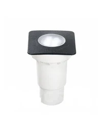Наземный светильник CECI 120 SQUARE, чёрный, FROSTED, GX53, 3W, 2700–4000–6500K, Fumagalli