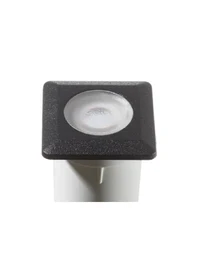 Наземный светильник ALDO SQUARE, чёрный, FROSTED, G9, 1,7W, 4000K, Fumagalli 2