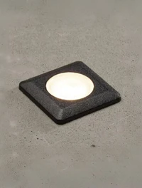 Наземный светильник ALDO SQUARE, чёрный, FROSTED, G9, 1,7W, 4000K, Fumagalli 3