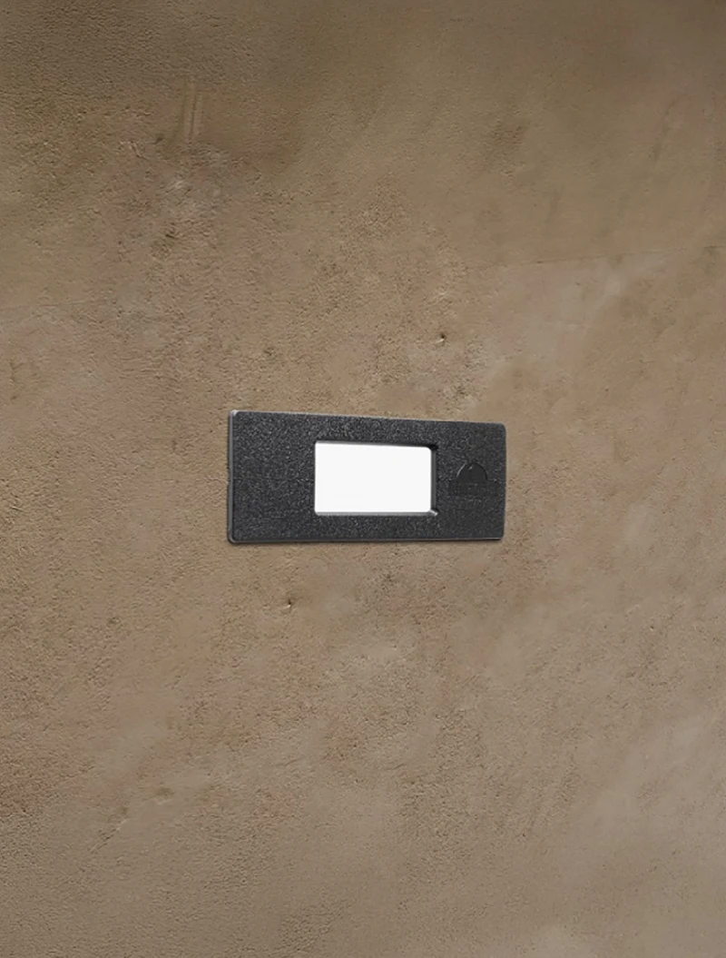 Corp de il. Scară/Perete NINA 150 negru opal R7S 3,5W 2,7-4-6,5K Fumagalli 2