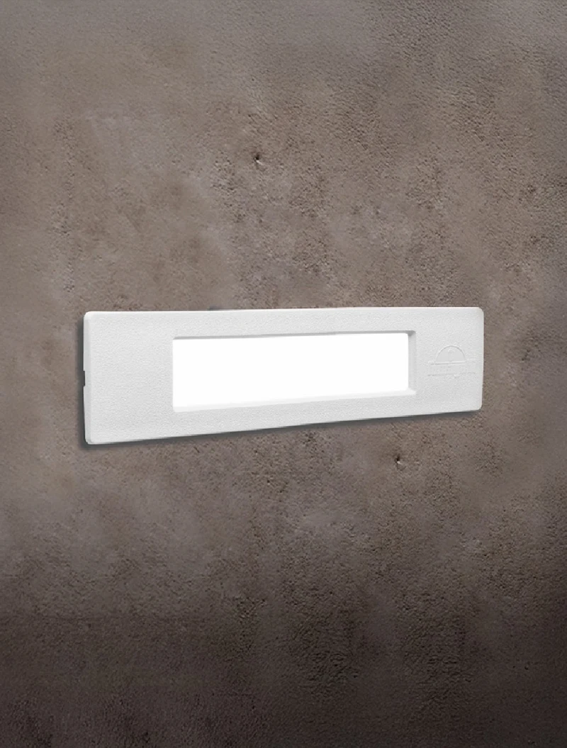 Corp de il. Scară/Perete NINA 190 alb opal R7S 7,5W 2,7-4-6,5K Fumagalli 2