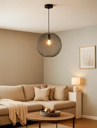 Люстра NET 1xE27 черная сферическая Ideal Lux 2