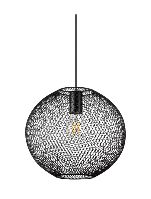 Lustră NET 1xE27 black sferic Ideal lux