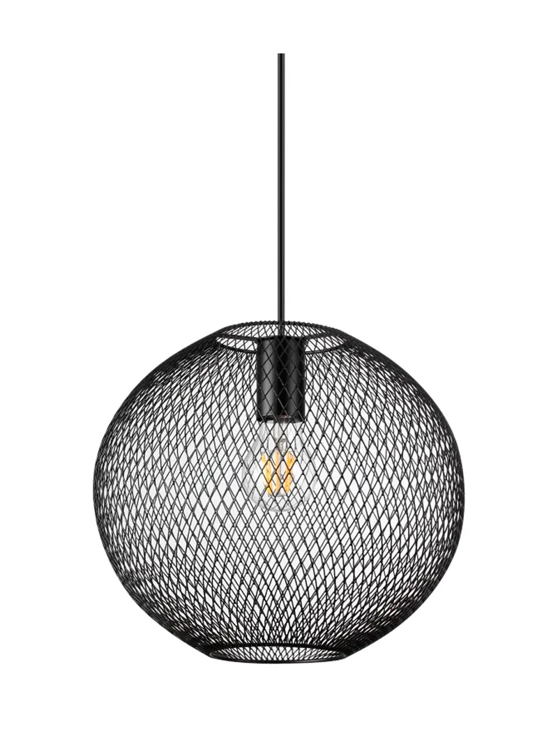 Люстра NET 1xE27 черная сферическая Ideal Lux 3