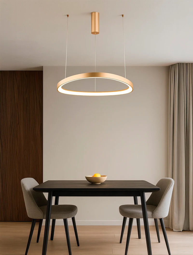 Люстра LED GEMINI 48Вт 6600Лм 3000К латунь Ideal Lux 2