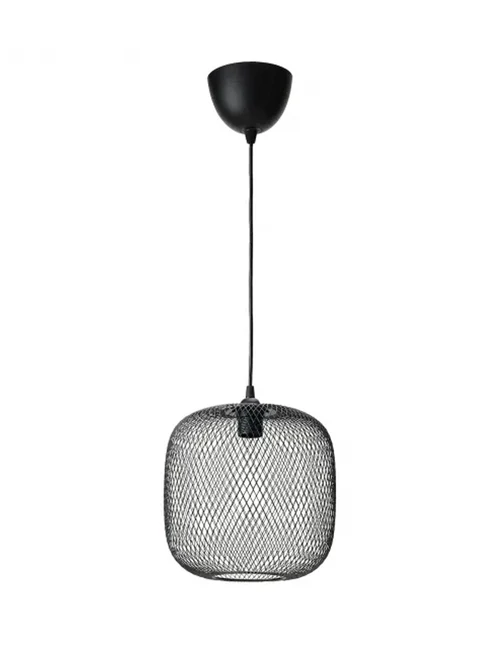 Lustră NET 1xE27 black cilindric Ideal lux