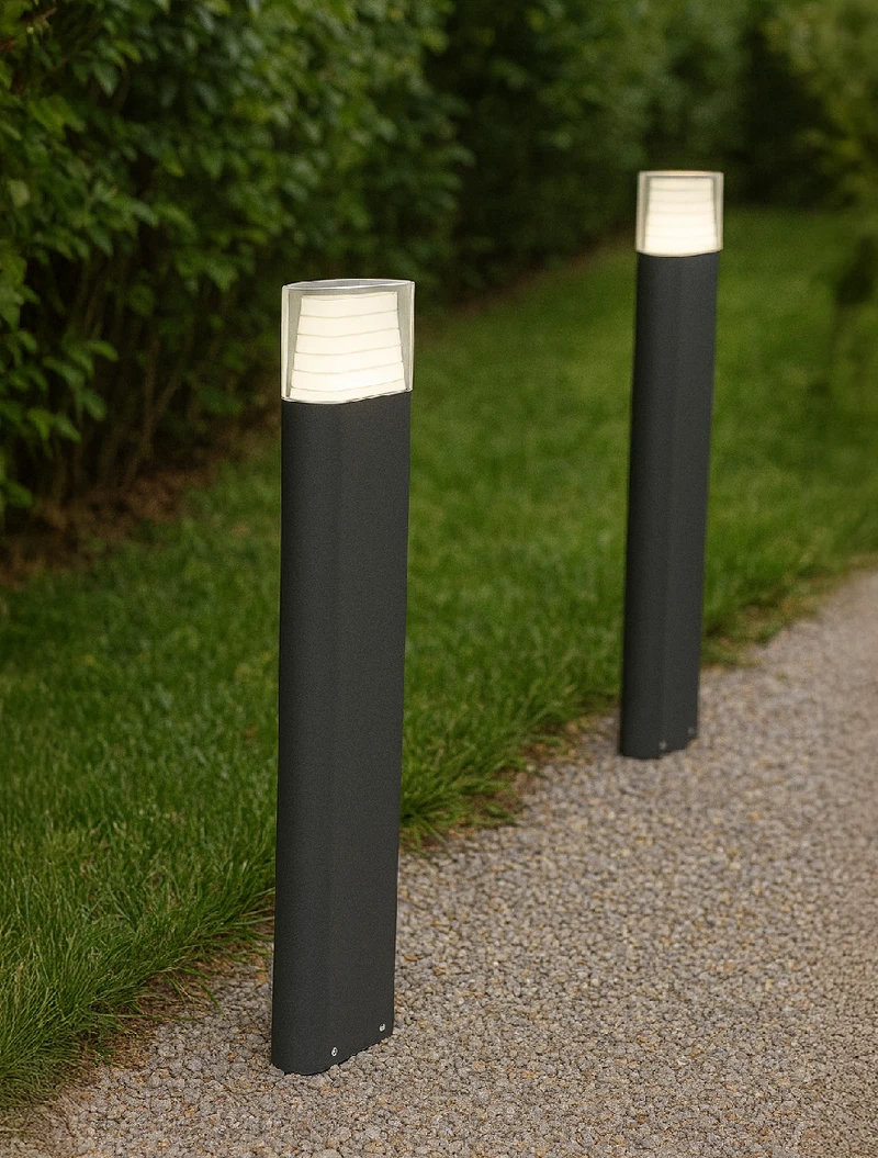 Felinar LED de grădină STYLE 6W 4000K IP65 H600 negru Col_LUMINALED 2