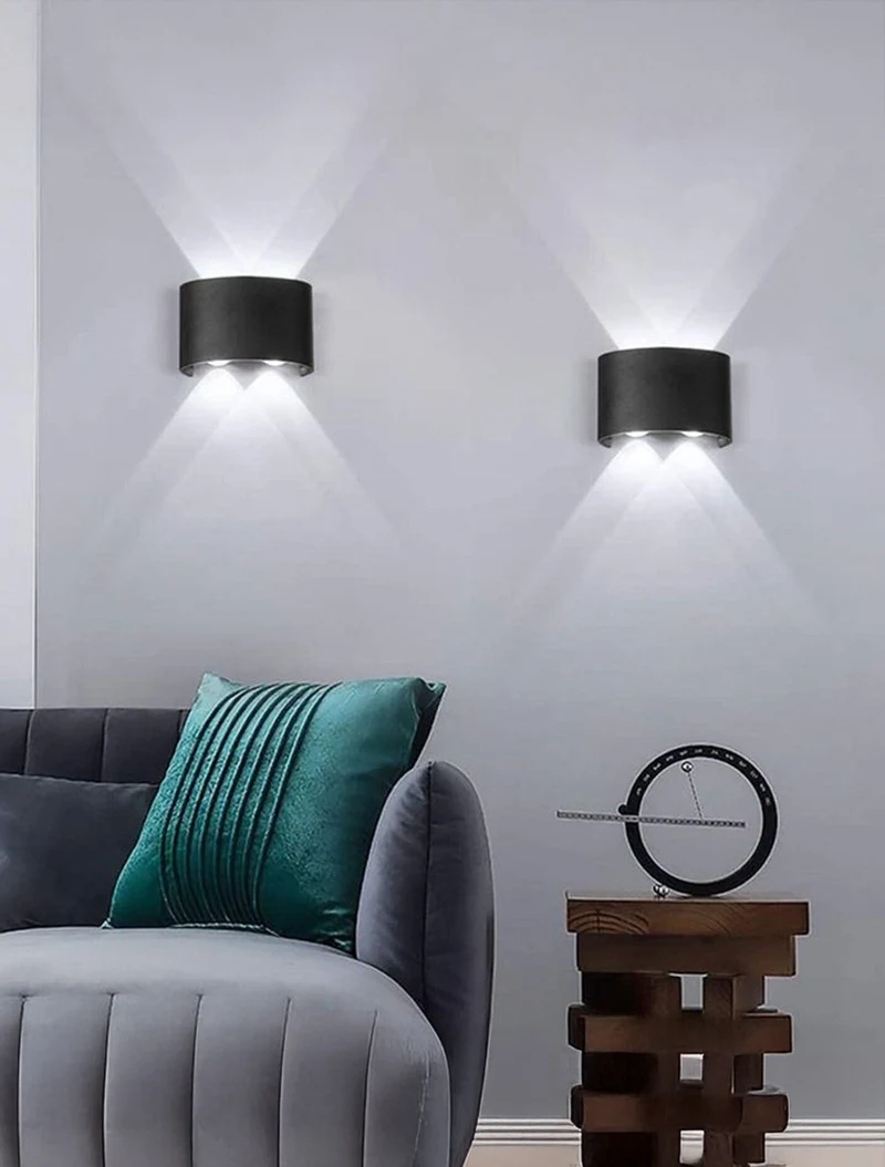 Наружный LED-светильник LASER 4×1W, 3000K, IP65, чёрный, Col_LUMINALED 2