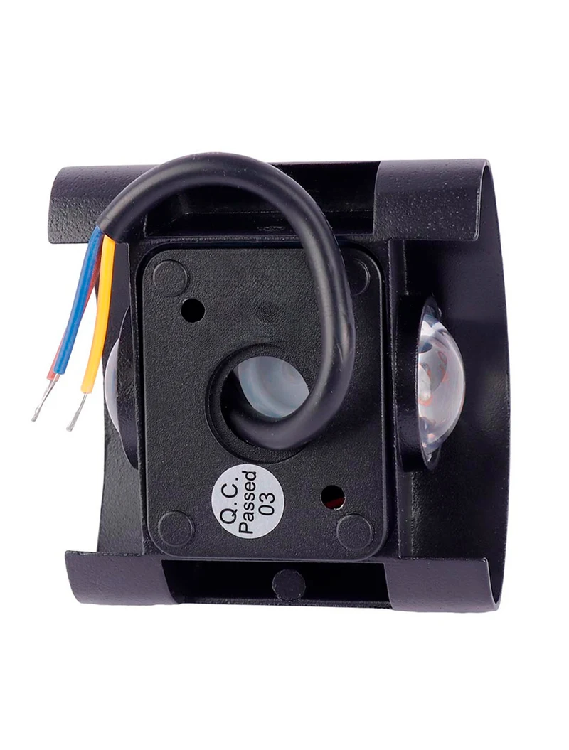 Наружный LED-светильник LASER 2×1W, 3000K, IP65, чёрный, Col_LUMINALED 3