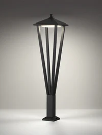 Felinar LED de grădină ELEGANT 12W 3000K IP65 H800 negru Col_LUMINALED 3